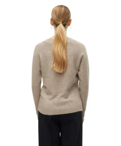 Vero Moda Strickpullover Doffy in melierter Sepia Optik