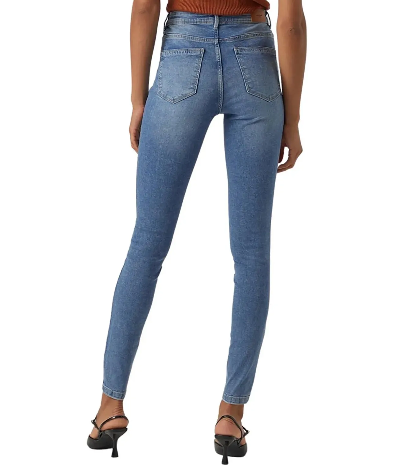 Vero Moda Tanya Jeans Skinny fit in Mittelblau