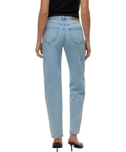 Vero Moda Tessa in Stone-Waschung mit Mom-fit