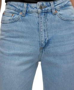 Vero Moda Tessa in Stone-Waschung mit Mom-fit