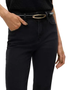 Vero Moda Tessa Jeans Straight Fit in Schwarz
