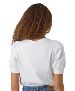 Vero Moda T-Shirt Kerry mit Rundhals in Weiß