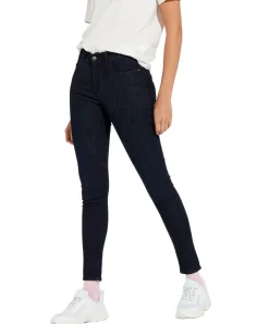 Wrangler Damen High Waist Jeans in Blue Black