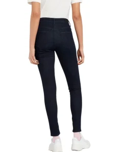 Wrangler Damen High Waist Jeans in Blue Black