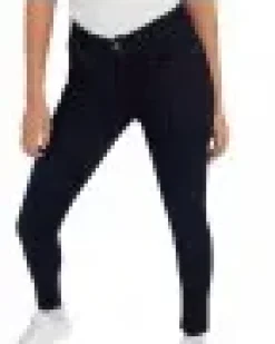 Wrangler Damen High Waist Jeans in Blue Black