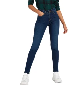 Wrangler Damen Jeans mit High Waist in Night Blue
