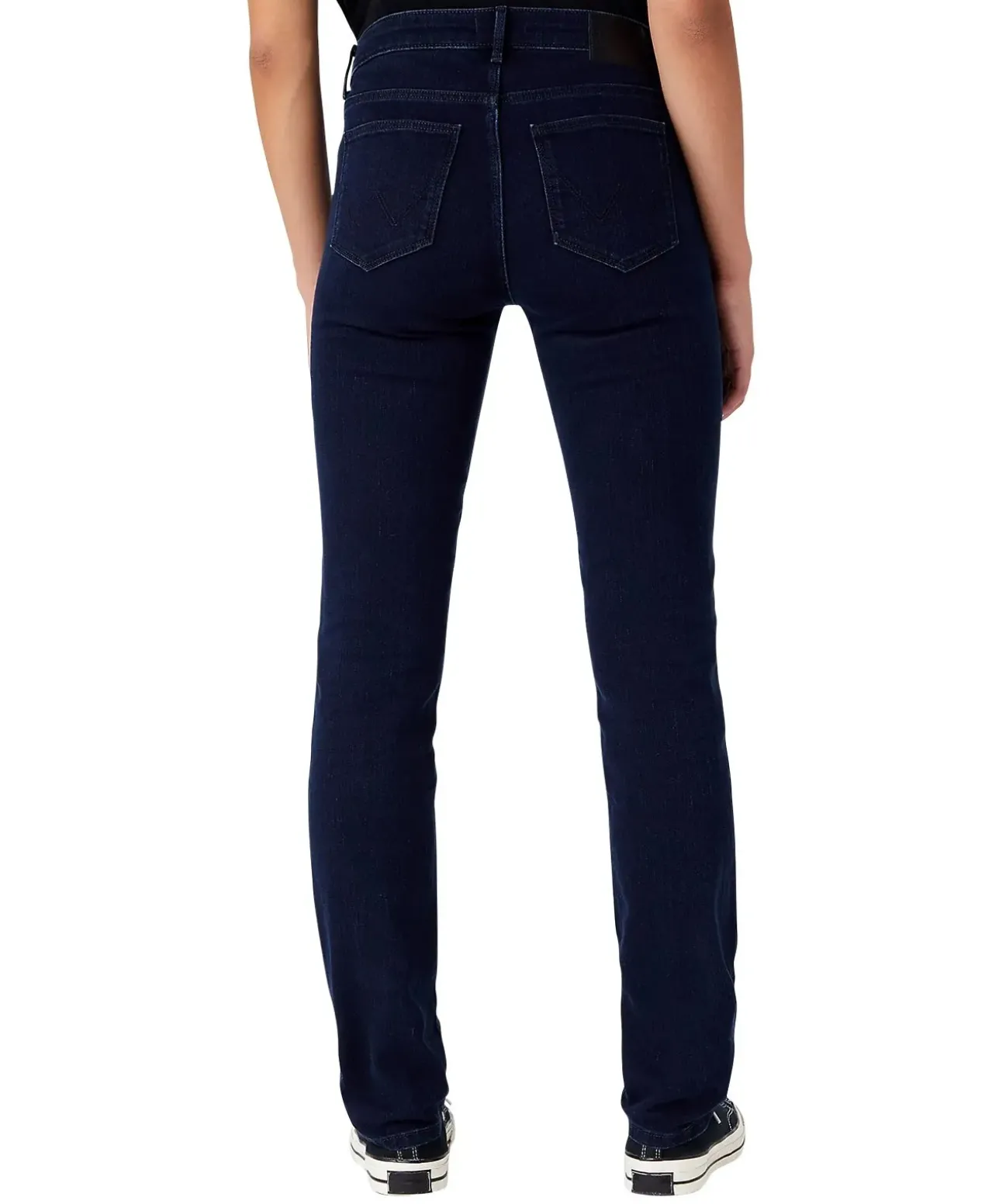 Wrangler Damen Jeans Straight Fit Body Bespoke in Blue Black