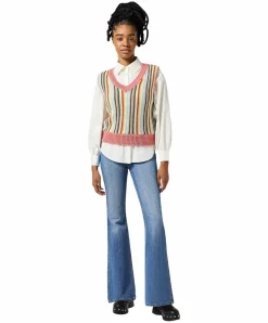 Wrangler Flared Jeans Fierce in Meadow