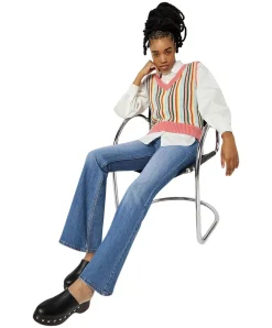 Wrangler Flared Jeans Fierce in Meadow