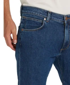 Wrangler Greensboro - Darkstone Jeans mit geradem Bein