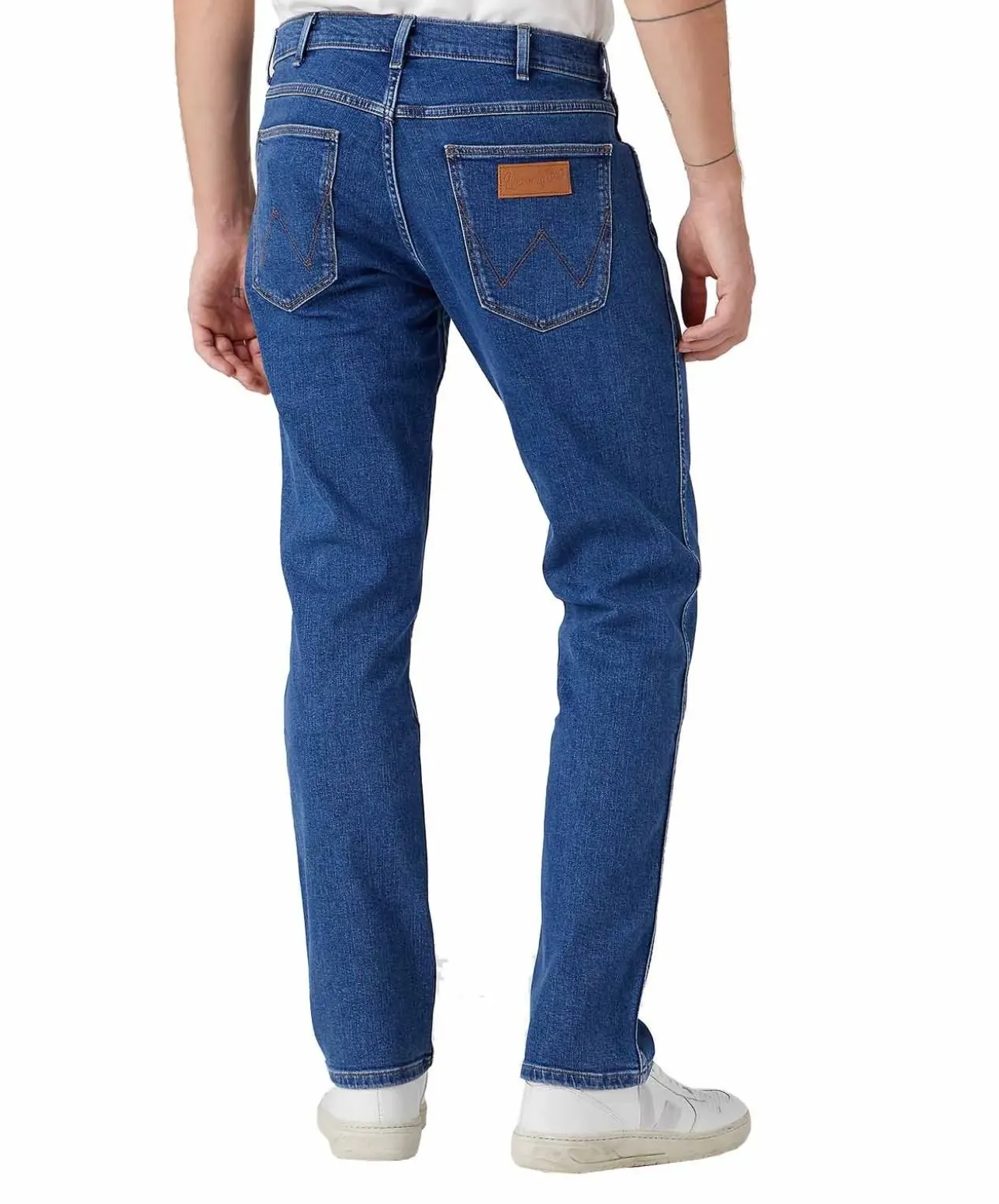 Wrangler Greensboro Jeans Straight Fit in Stonewash