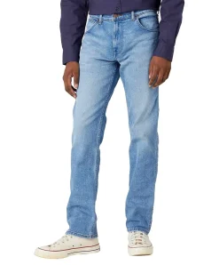 Wrangler Greensboro Jeans Straight Fit in Hellblau