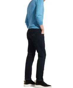 Wrangler Greensboro Jeans mit geradem Bein in Schwarzblau