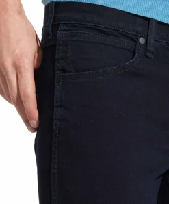 Wrangler Greensboro Jeans mit geradem Bein in Schwarzblau