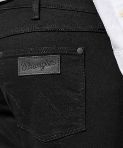 Wrangler Greensboro Jeans Regular Fit in Schwarz