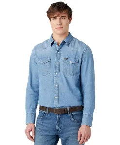Wrangler Gürtel aus dickem Spaltleder in Dunkelbraun