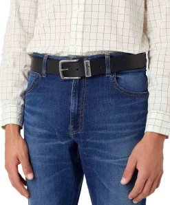 Wrangler Gürtel Basic Stitched Belt in Black
