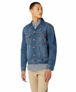 Wrangler Herren Jeansjacke Classic in Mid Stone