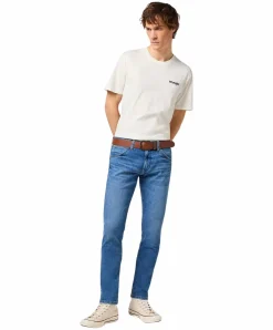 Wrangler Herren Ledergürtel in Cognac