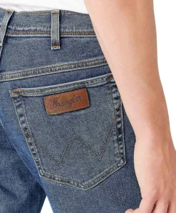 Wrangler Herren-Jeans Texas Slim in Stonewash