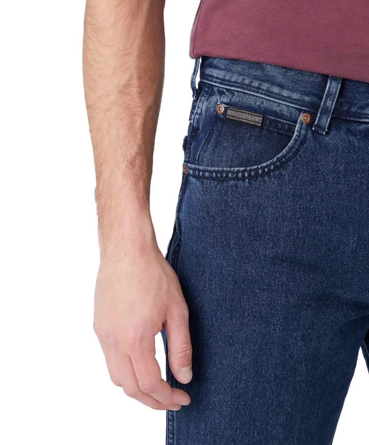 Wrangler Jeans Original Fit Texas in Coalblue Stone