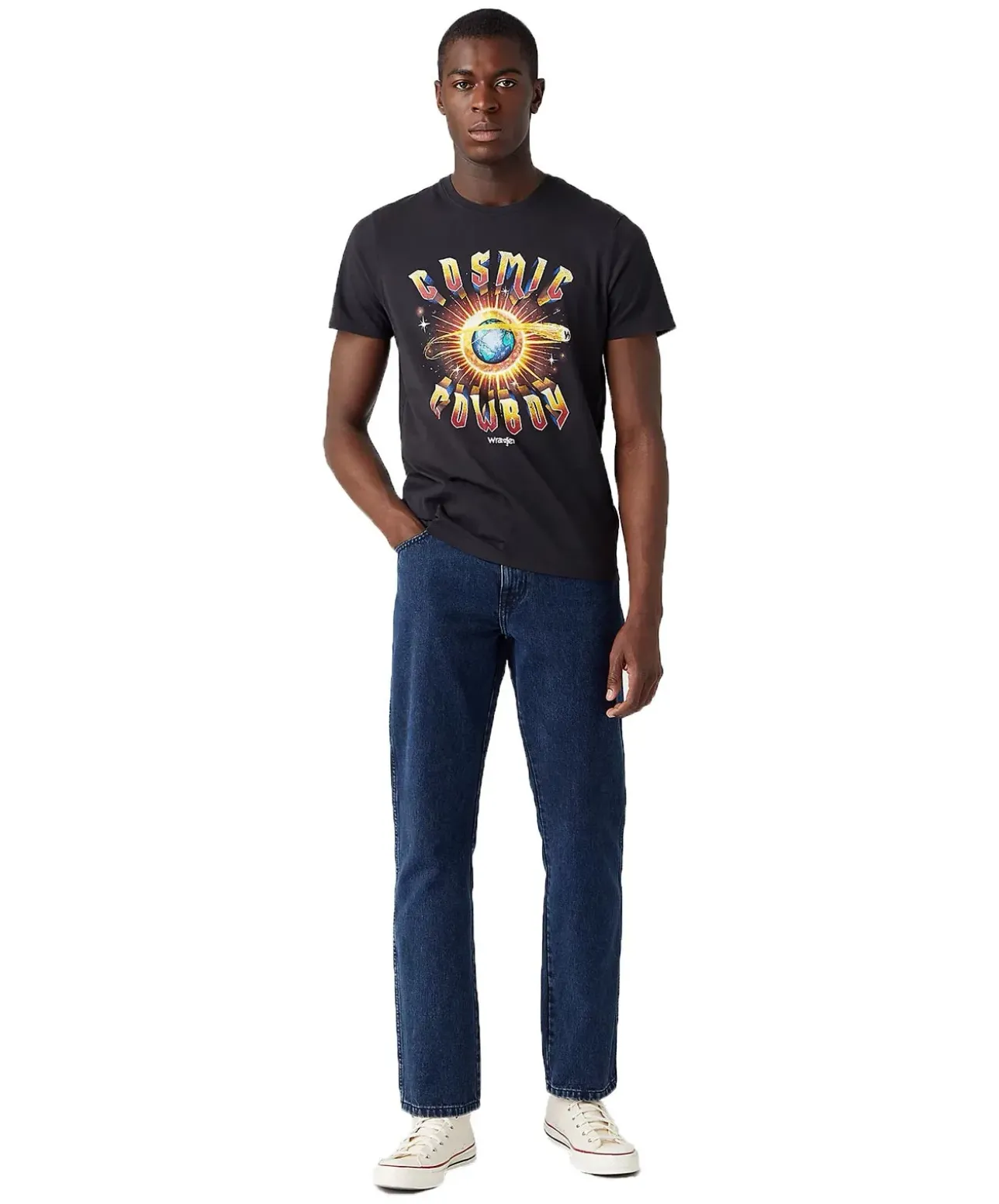 Wrangler Jeans Original Fit Texas in Coalblue Stone