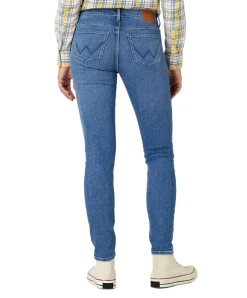 Wrangler Jeans Skinny Fit Body Bespoke in Mittelblau