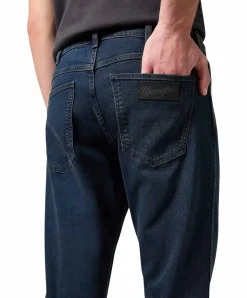Wrangler Jeans Straight Fit Greensboro in Iron Blue