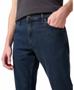 Wrangler Jeans Straight Fit Greensboro in Iron Blue