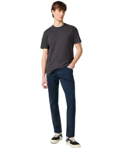 Wrangler Jeans Straight Fit Greensboro in Iron Blue