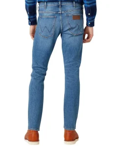 Wrangler Jeans Tapered Fit Larston in Blue Fever