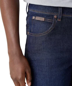 Wrangler Jeans Texas Slim in blauem Lucky Star