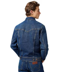 Wrangler Jeansjacke Classic in blauer Meadow Haze