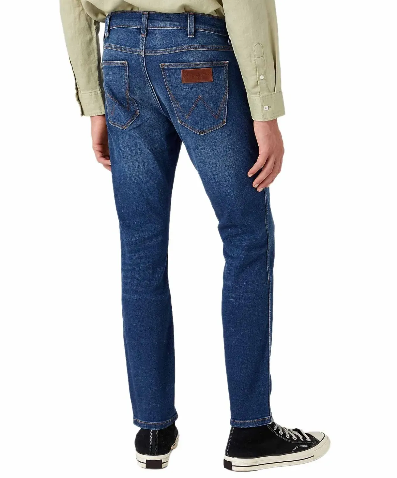 Wrangler Larston Jeans Tapered in Used Waschung