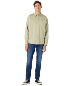 Wrangler Larston Jeans Tapered in Used Waschung