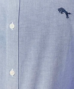 Wrangler Oxford-Hemd in hellblau mit kleinen Logo