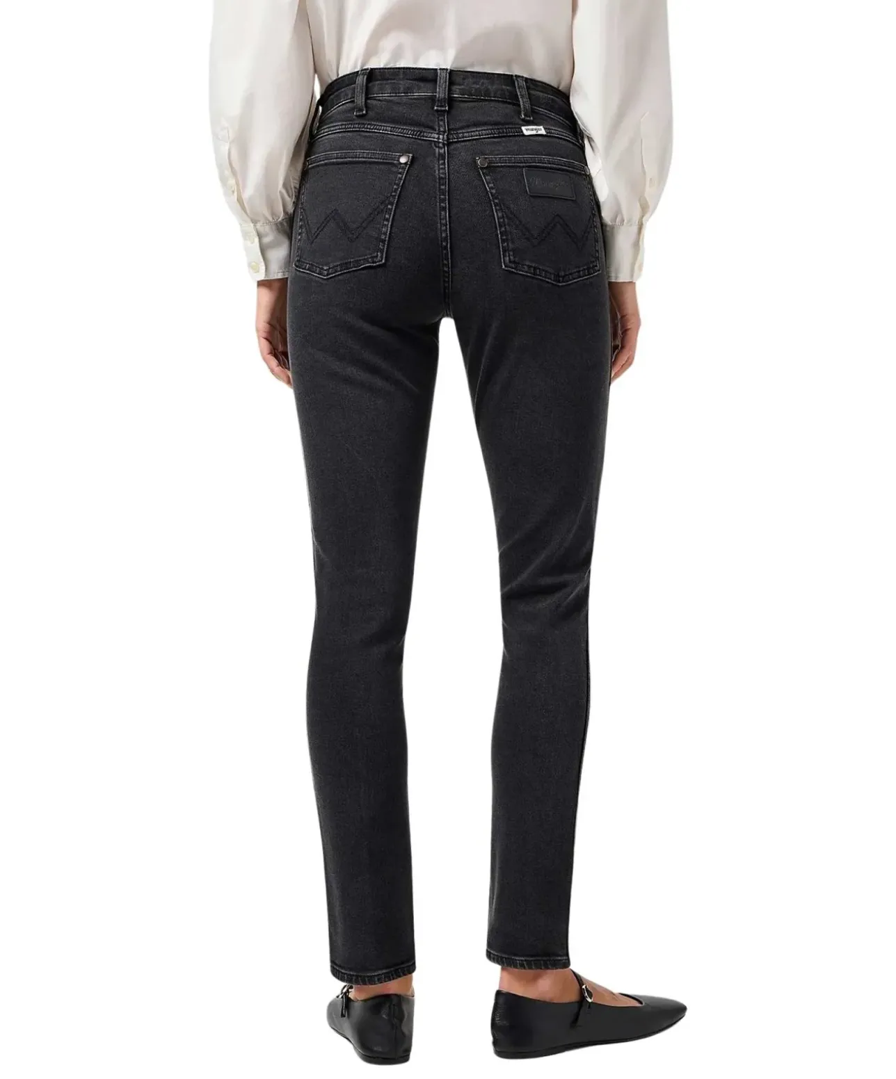 Wrangler Skinny Jeans Sienna in Sultry Blackout