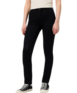 Wrangler Slim Jeans in Retro Schwarz