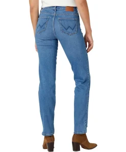 Wrangler Straight Jeans aus Body Bespoke in heller Aurelia Waschung