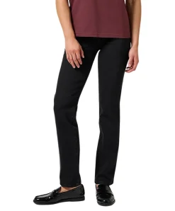 Wrangler Straight Jeans in Schwarz mit Body Bespoke