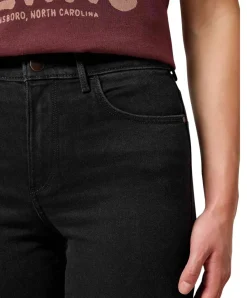 Wrangler Straight Jeans in Schwarz mit Body Bespoke