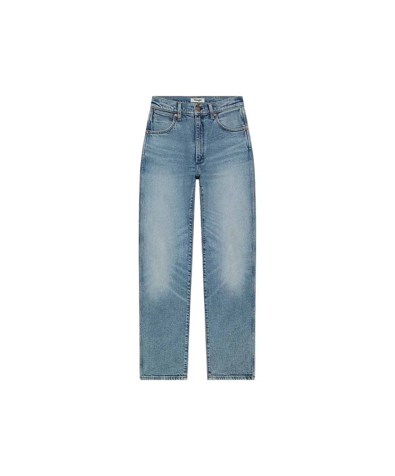 Wrangler Straight Jeans Sunset in Frosty Silver