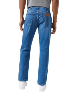 Wrangler Texas Stretch Jeans in blauer High-Stretch-Qualität