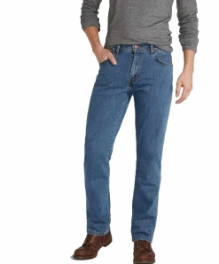 Wrangler Texas Stretch Regular Fit in Stonewash