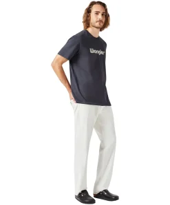 Wrangler T-Shirt Frame mit Logo in Schwarz