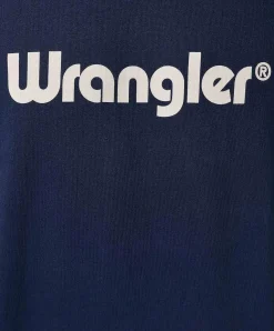 Wrangler T-Shirt Frame mit Logo in Dunkelblau
