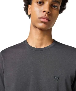 Wrangler T-Shirt Sign Off Tee in Schwarz