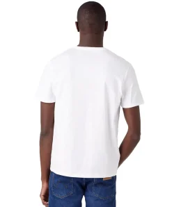 Wrangler T-Shirt Tee in Weiß im 2 Vorteilspack