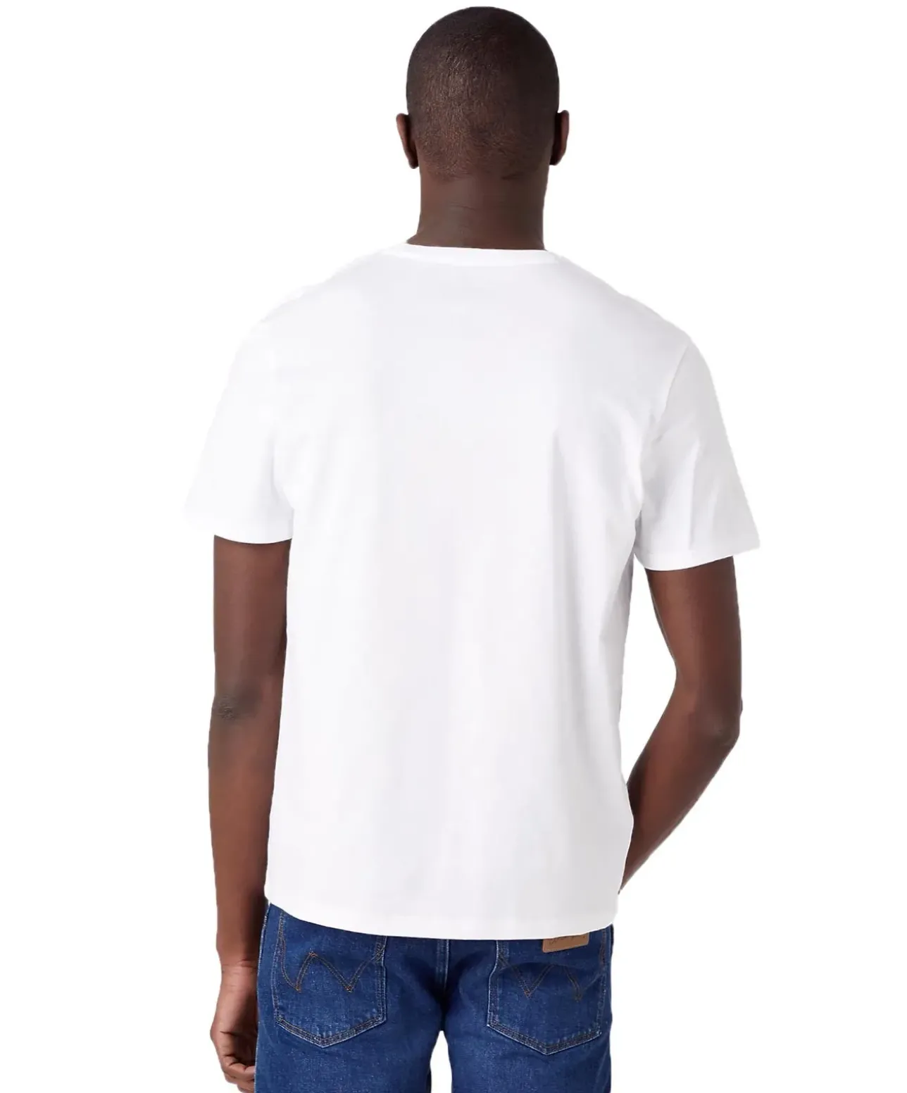 Wrangler T-Shirt Tee in Weiß im 2 Vorteilspack