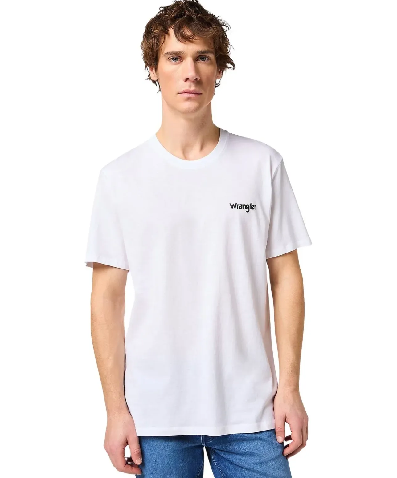 Wrangler T-Shirts Sign Off Tee in Real Navy im 2er-Pack